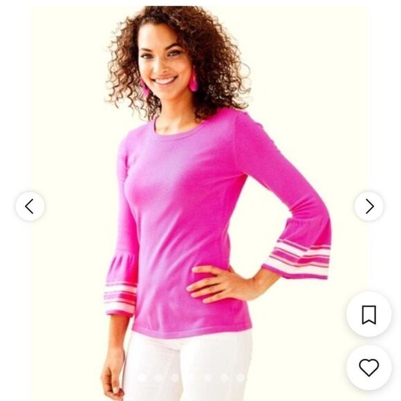 Lilly Pulitzer Sweaters - Lilly Pulitzer Callee sweater in Bougainvillea Pink size XS